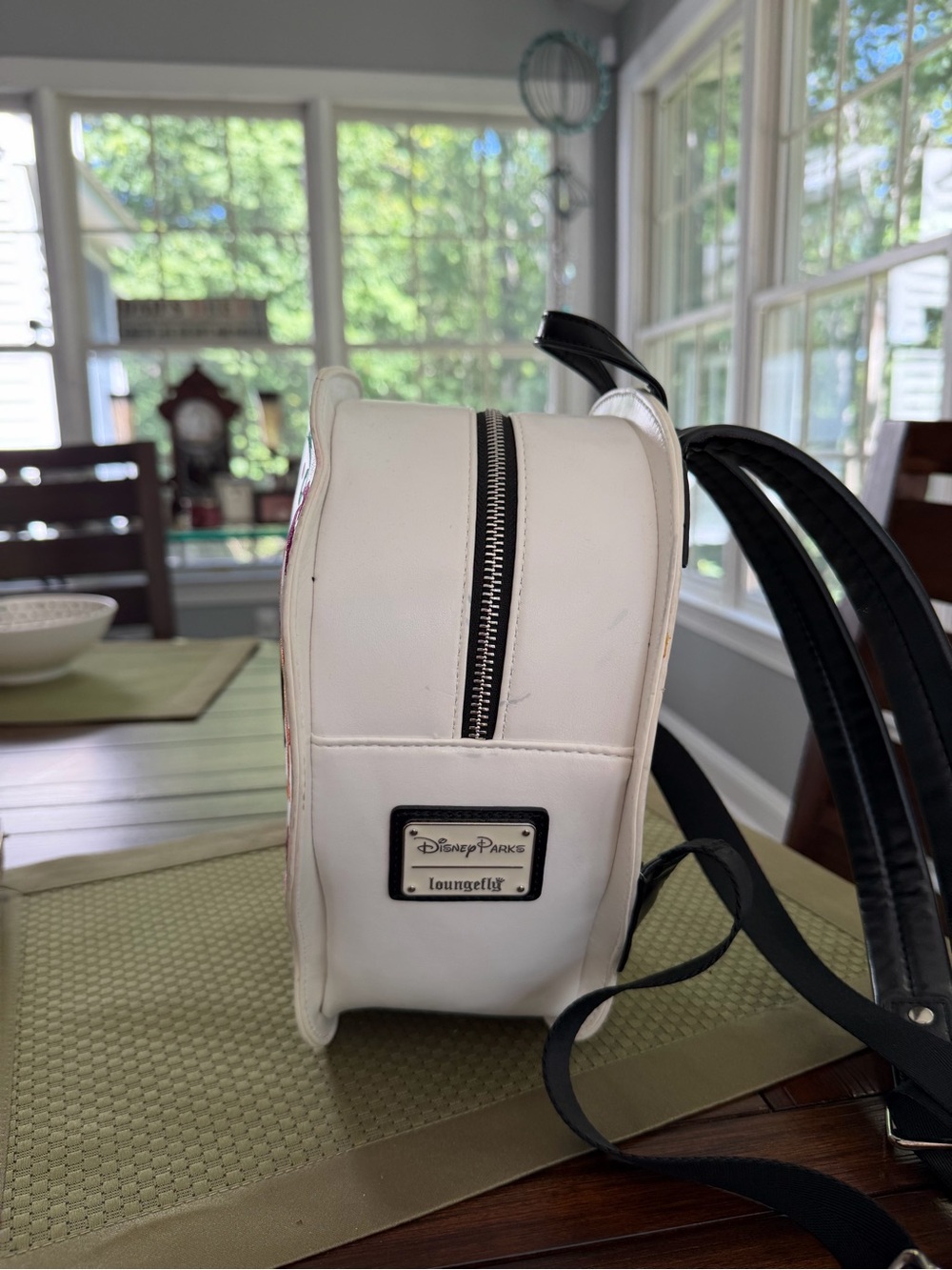 Loungefly exclusive Disney Parks Coco White Floral Sugar Skull Backpack Bag - Picture 14 of 16